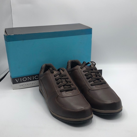 Vionic Other - vionic mens branxton brown leather shoes size 11